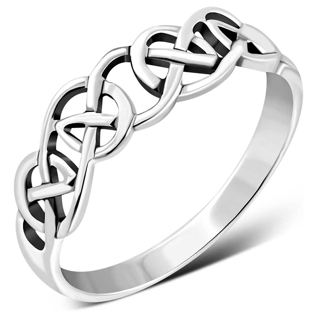Celtic Knot Plain Ring, rp666