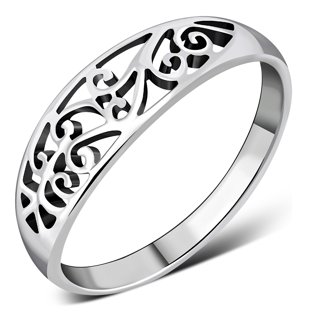 Ethnic Style Silver Ring, rp723
