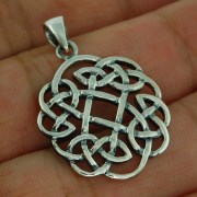 Celtic Knot Silver Pendant, Irish Jewelry, pn534