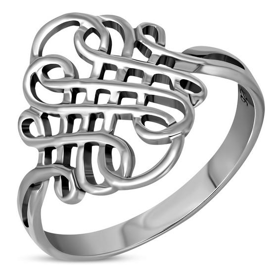 Celtic Plain Rings Plain Sterling Silver Celtic Ring Rp700