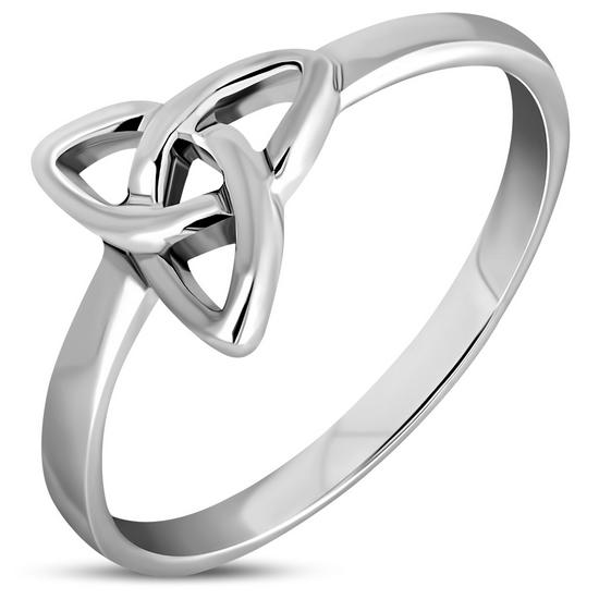FashionJunkie4Life Sterling Silver Tribal Trinity Celtic Knot Ring Band Unisex Sizes 5-12