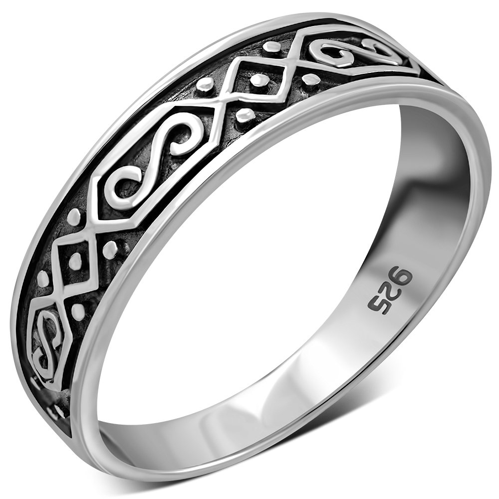 Plain Rings: Sterling Silver Band Ring, rp837