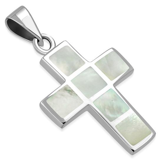 Mother of Pearl Cross Pendant, p549