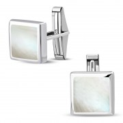 Silver Mother of Pearl Cufflinks, cf10