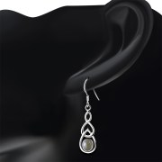 Labradorite Celtic Knot Earrings - e299