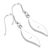 Black Onyx Silver Earrings, e330