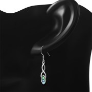 Abalone Celtic Knot Earrings - e385