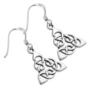 Celtic Plain Silver Earrings, ep105