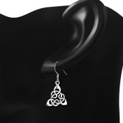 Celtic Plain Silver Earrings, ep105
