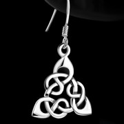 Celtic Plain Silver Earrings, ep105