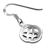 Celtic Knot Plain Silver Earrings, ep124
