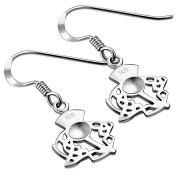 Plain Thistle Celtic Earrings, ep204