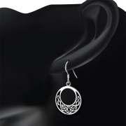 Medium Round Celtic Knot Earrings, ep207