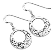 Medium Round Celtic Knot Earrings, ep207