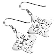 Sterling Silver Celtic Trinity Knot Earrings, ep239