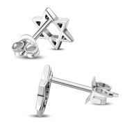 Star of David Studs Silver Earrings, ep264