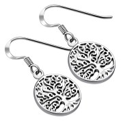 Tree of Life Sterling Silver Earrings, ep335