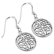 Celtic Knot Round Earrings, ep213