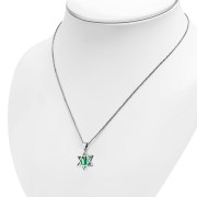 Abalone Sea Shell Star David Silver Pendant, p19