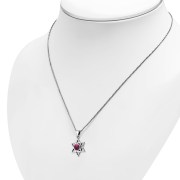 Garnet Star of David Pendant, p378