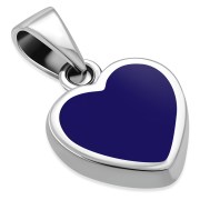 Lapiz Lazuli Heart Sterling Silver Pendant, p502