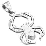 Abalone Shell Spider Silver Pendant, p514