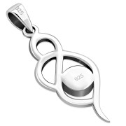 Mother of Pearl Silver Pendant, p573