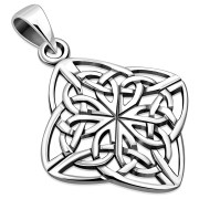 Rhombus Shaped Celtic Knot Pendant, pn79