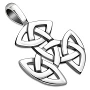 Small Celtic Trinity Knot Pendant Sterling Silver, pn103