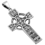 Celtic Silver Cross Pendant, pn105
