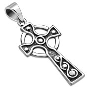 Sterling Silver Celtic Cross Pendant, pn164