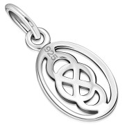 Celtic Knot Silver Pendant, pn430