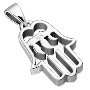 Hamsa Hai Silver Pendant, pn485
