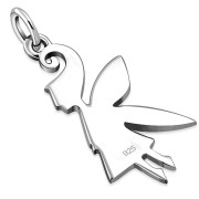 Celtic Fairy Silver Pendant, Irish Jewellry.pn494