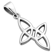 Small Celtic Knot Silver Pendant, pn518
