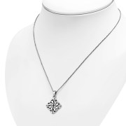 Celtic Solid Silver Pendant, pn522