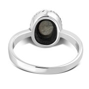Labradorite Stone Sterling Silver Ring, r127