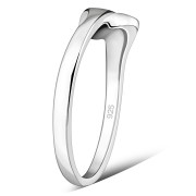 Mother of Pearl Sterling Silver Drops Ring, r476