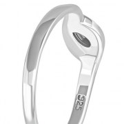 Mother of Pearl Sea Shell Silver Ring, r477