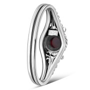 Ethnic Style Garnet Stone Ring, r481