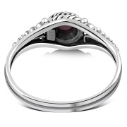 Ethnic Style Garnet Stone Ring, r481