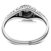 Ethnic Style Rainbow Moonstone Ring, r481