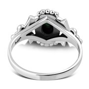Abalone Shell Native Style Ethnic Silver Ring, r581