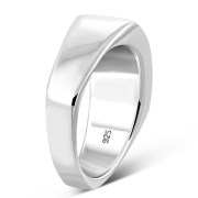 Black Onyx Stone Sterling Silver Ring, R601