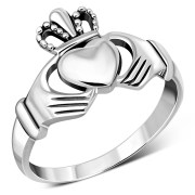 Celtic Claddagh Silver Ring, rp248