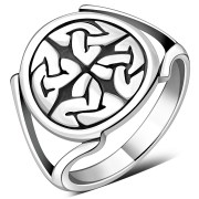 Irish Celtic Knot Silver Ring, rp560