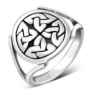 Irish Celtic Knot Silver Ring, rp560