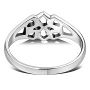 Delicate Celtic Knot Silver Ring, rp674