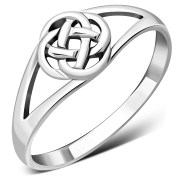 Celtic Knot Silver Ring, rp678