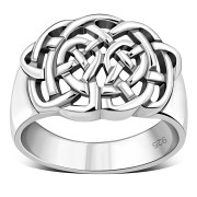 Plain 925 Sterling Silver Celtic Ring, rp701